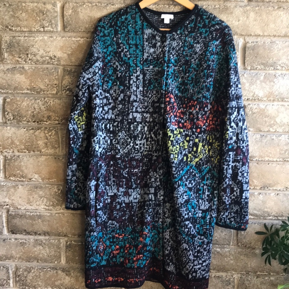 Warm cotton/wool cardigan